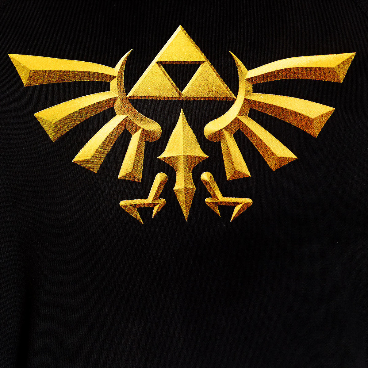 Imagen del producto Zelda - Suéter negro con logo de Triforce Hyrule