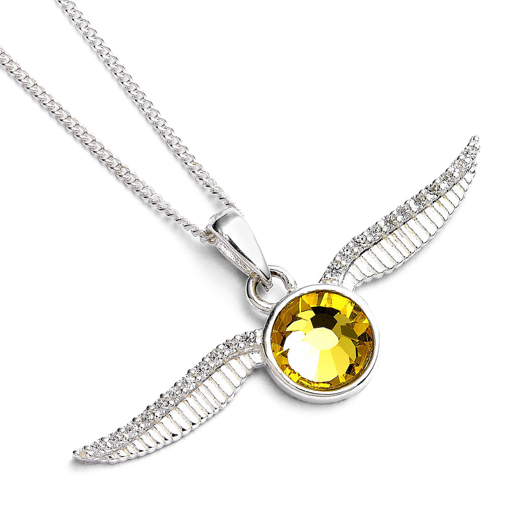 Imagen del producto Harry Potter - Collar Snitch dorada con cristal