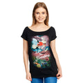 Imagen del producto Alicia en el país de las maravillas - Camiseta de mujer suelta negra Late
