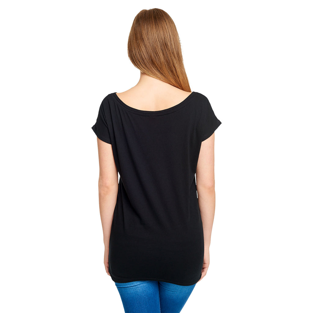 Imagen del producto Alicia en el país de las maravillas - Camiseta de mujer suelta negra Late