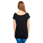 Imagen del producto Alicia en el país de las maravillas - Camiseta de mujer suelta negra Late