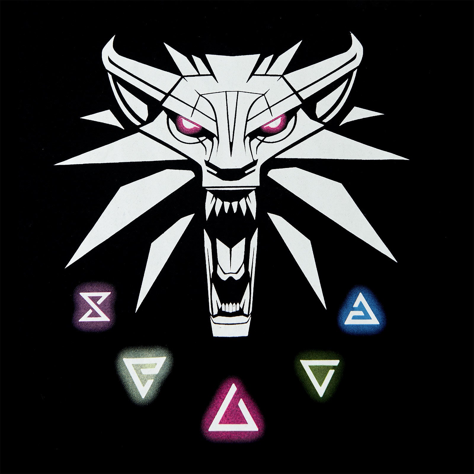 Imagen del producto Witcher - Camiseta negra con signo de brujo