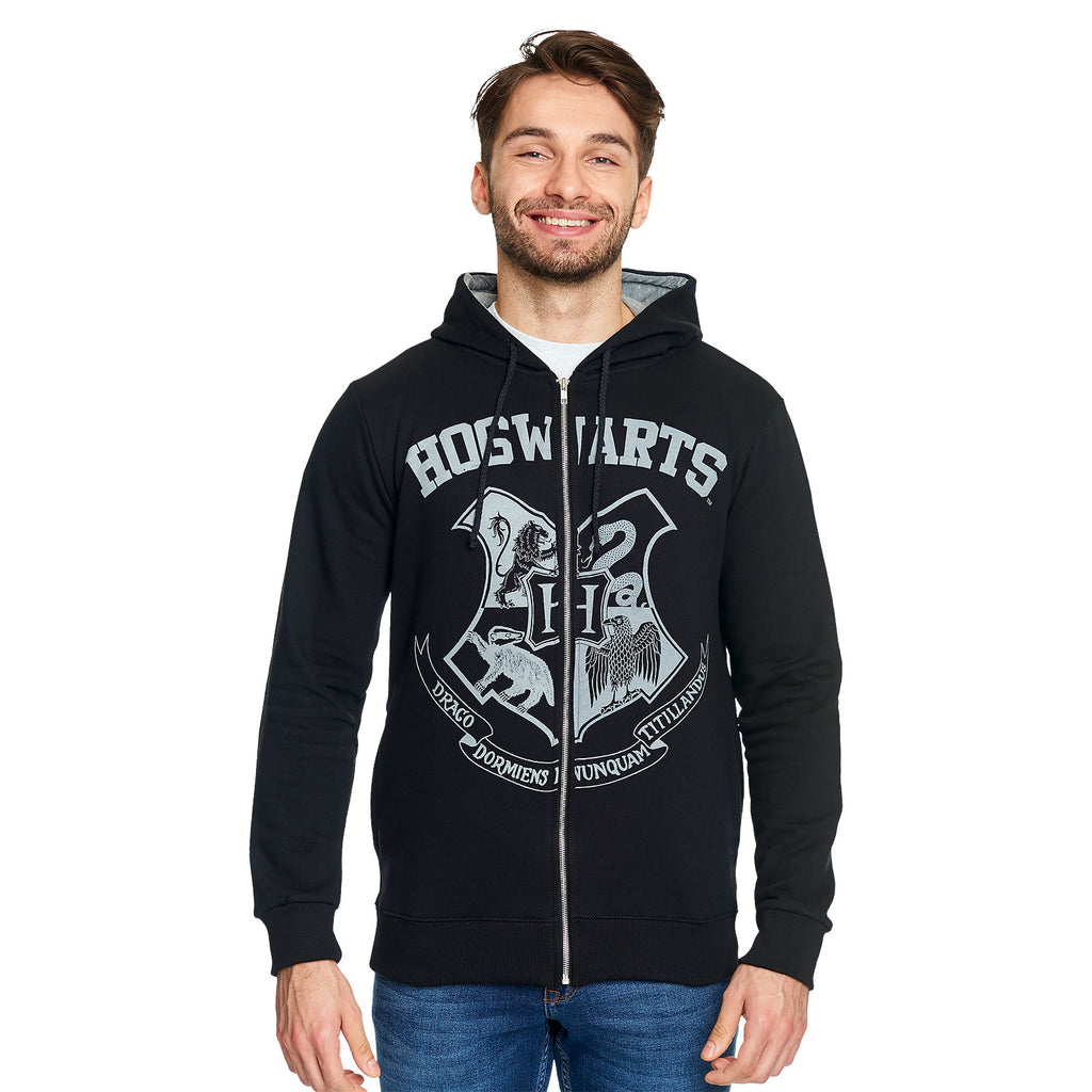 Imagen del producto Harry Potter - Chaqueta con capucha negra del escudo de Hogwarts
