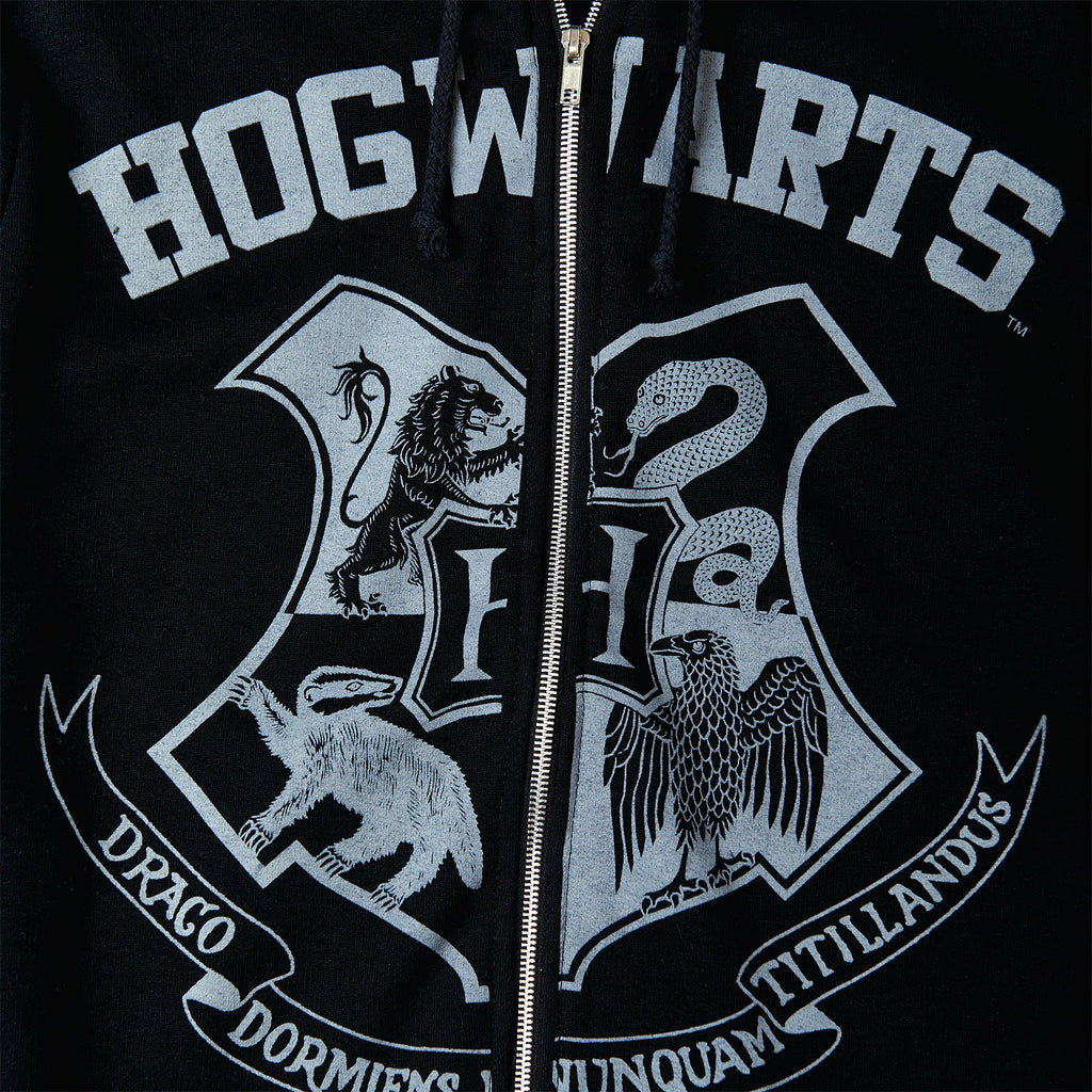 Imagen del producto Harry Potter - Chaqueta con capucha negra del escudo de Hogwarts