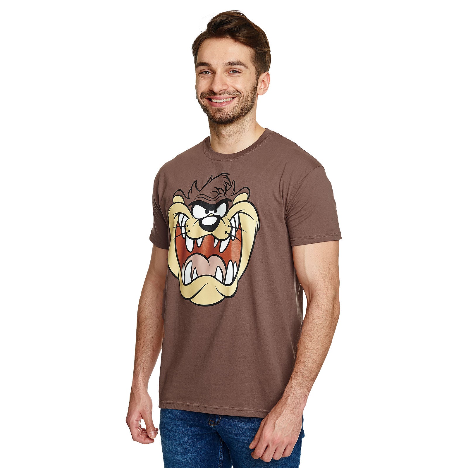 Imagen del producto Looney Tunes - Camiseta de Taz Face marrón
