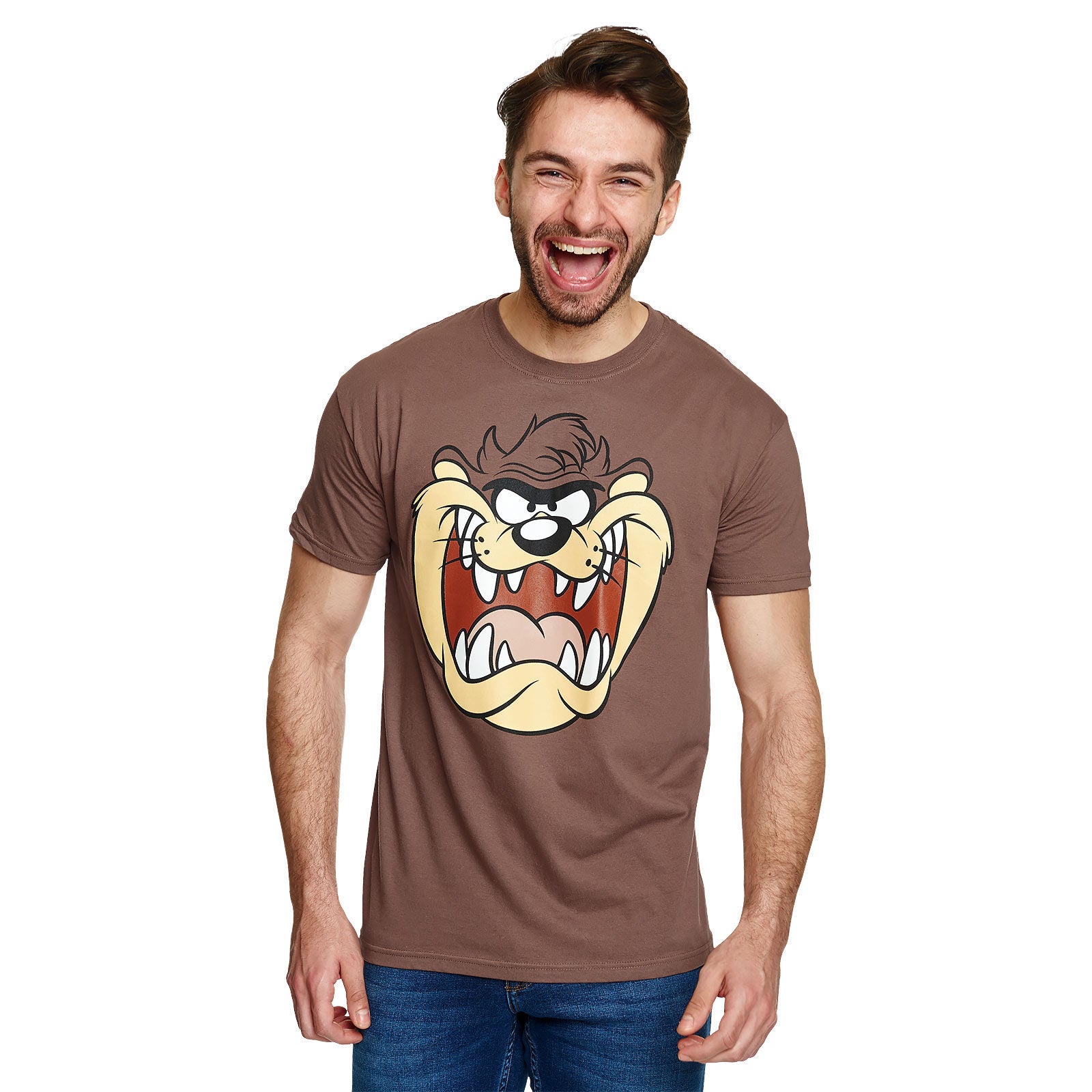 Imagen del producto Looney Tunes - Camiseta de Taz Face marrón