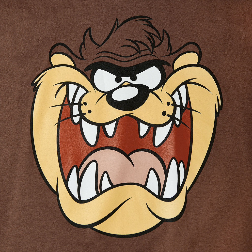 Imagen del producto Looney Tunes - Camiseta de Taz Face marrón