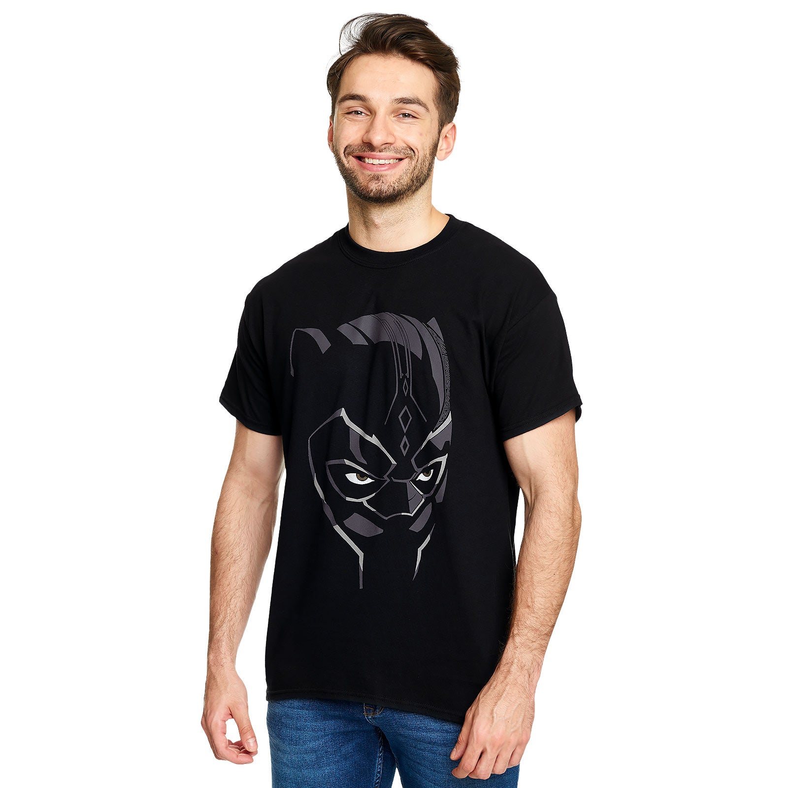 Imagen del producto Black Panther - Camiseta negra de la máscara