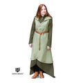 Imagen del producto Vestido medieval Dala con capucha verde