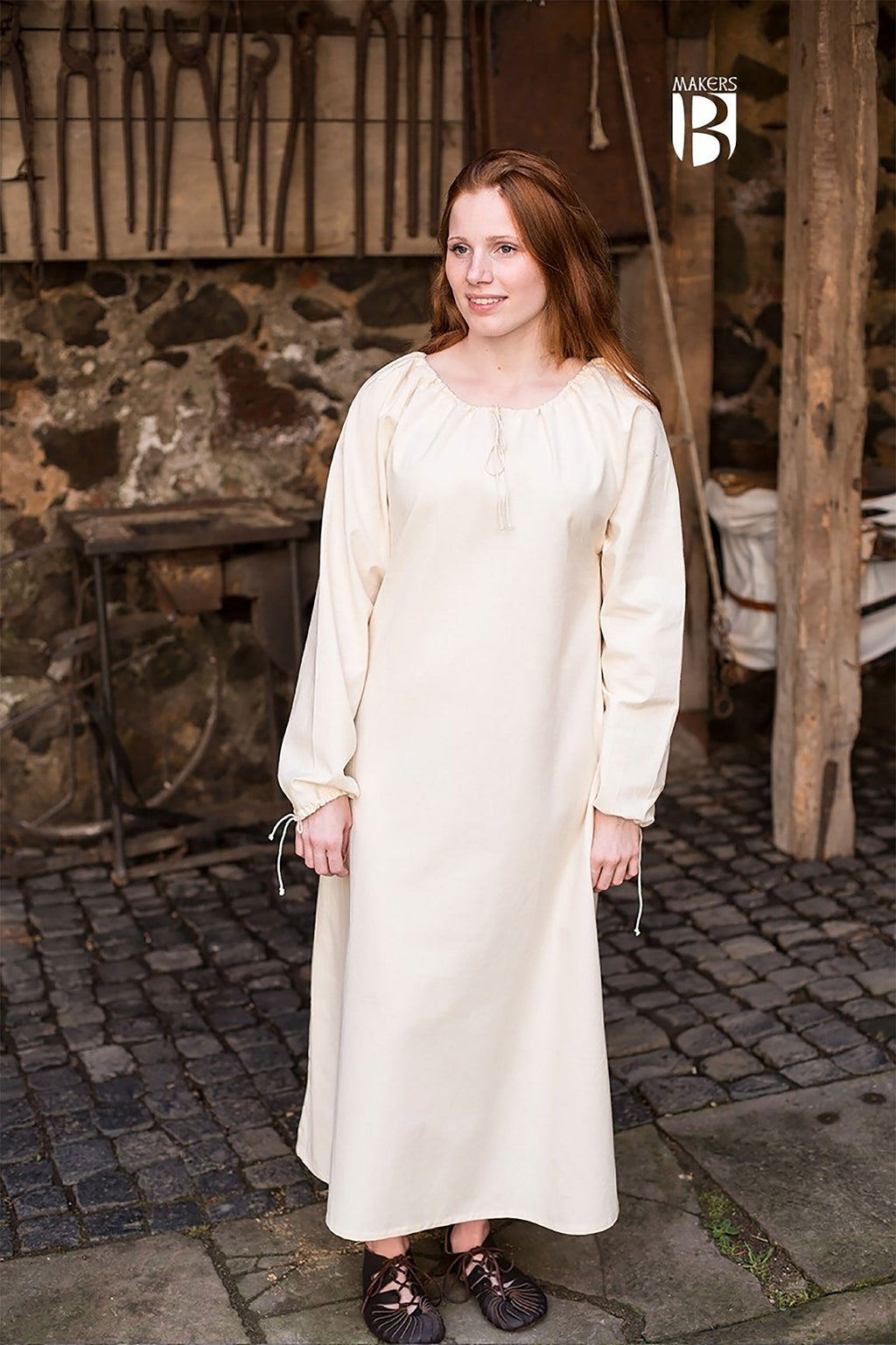 Imagen del producto Vestido medieval Annecke natural