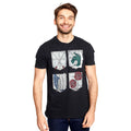 Imagen del producto Attack on Titan - Camiseta de Escudos de las Divisiones Militares