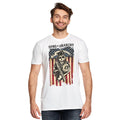 Imagen del producto Sons of Anarchy - Camiseta blanca con bandera de Reaper