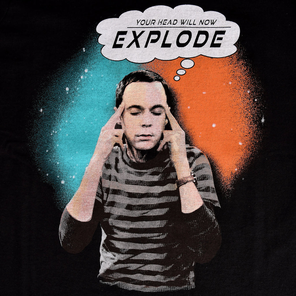 Imagen del producto Big Bang Theory - Camiseta de mujer Sheldon Explode negra