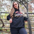 Imagen del producto Jurassic Park - Sudadera con capucha con logo de película negro