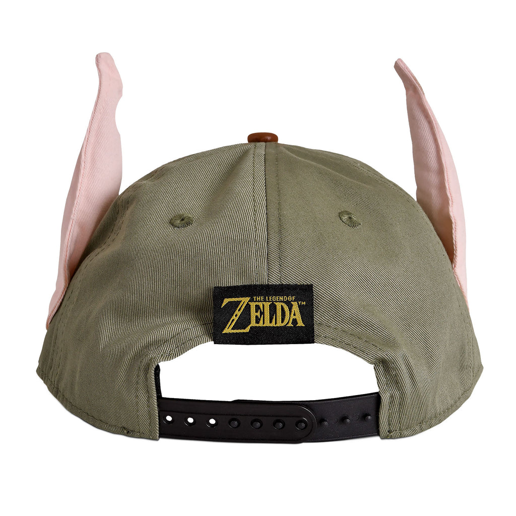 Imagen del producto Zelda - Gorra Snapback con logo de Hyrule y orejas de Link