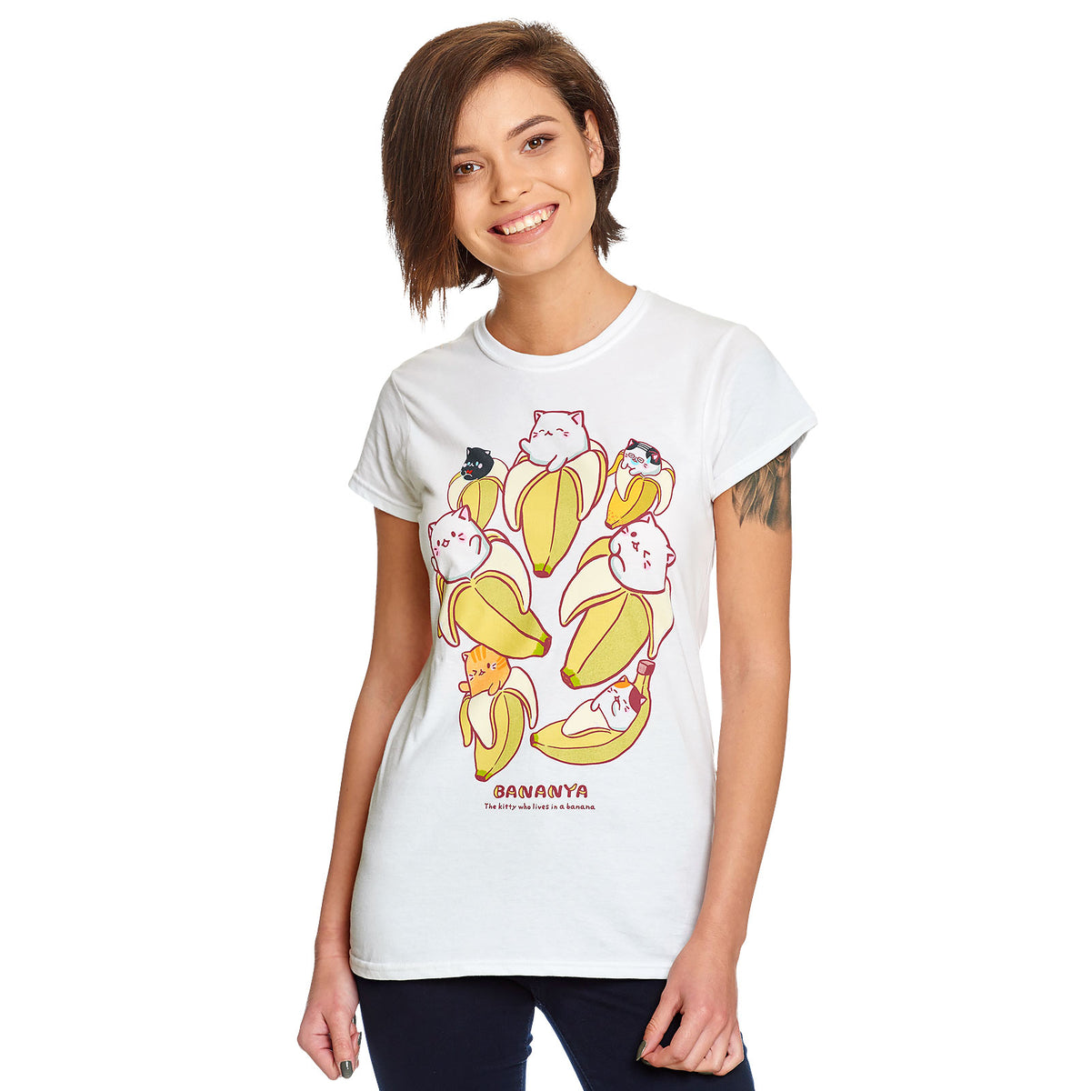 Product image Bananya - Characters Women's T-Shirt white