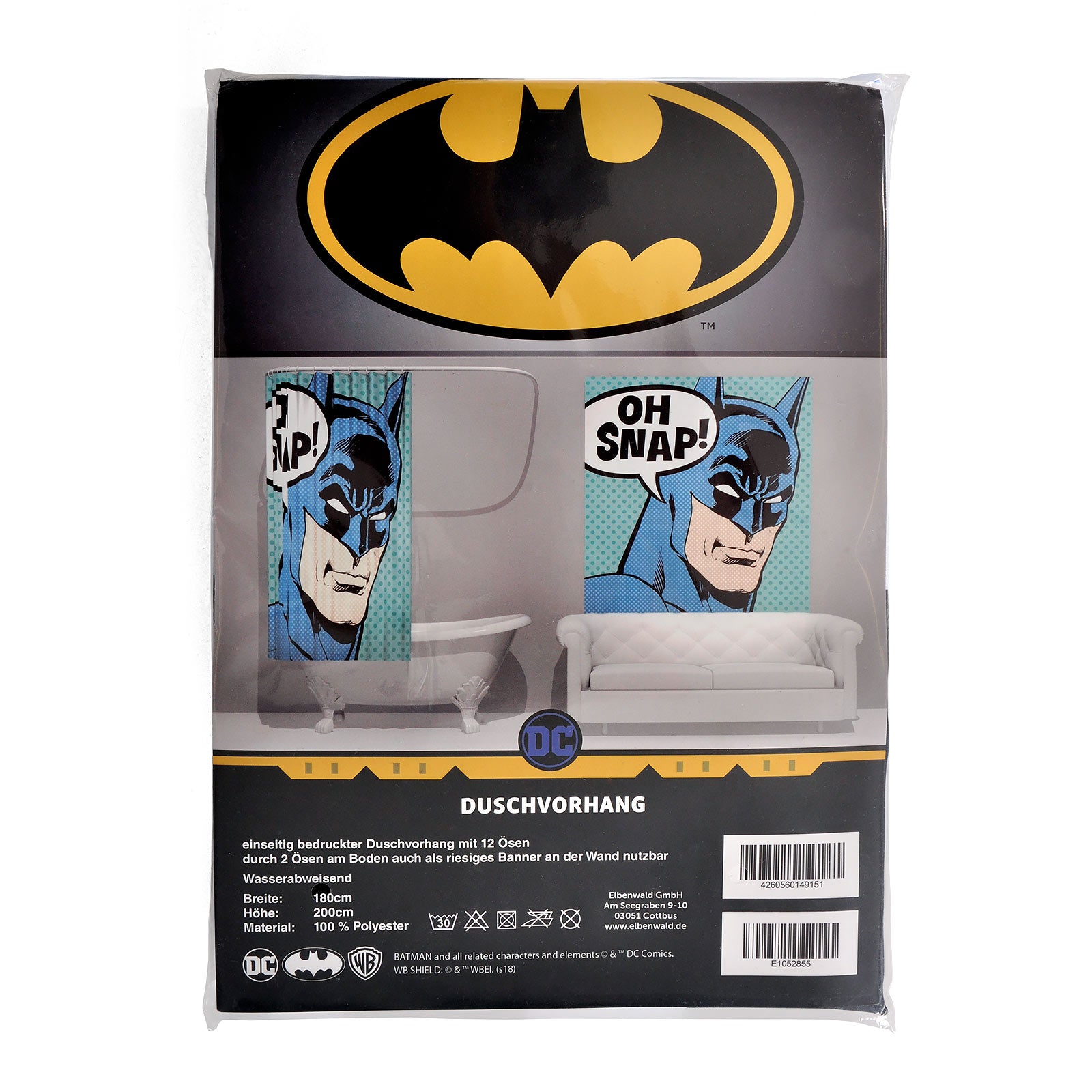 Imagen del producto Batman - Oh Snap Cortina de ducha