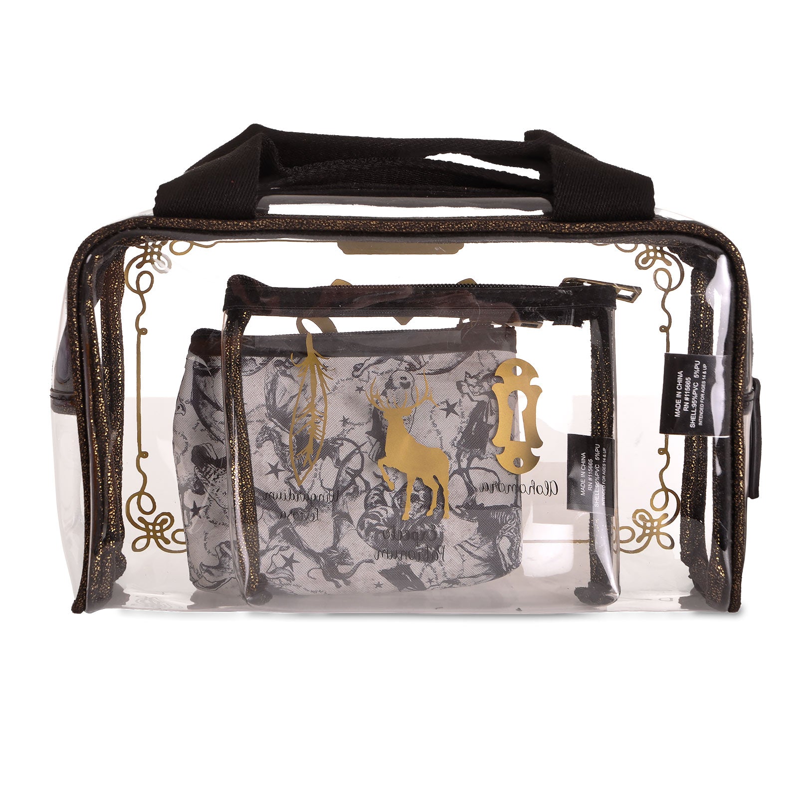Imagen del producto Harry Potter - Set de 3 bolsas de aseo de Hogwarts