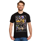 Imagen del producto Avengers - Camiseta negra con collage de póster de Infinity War