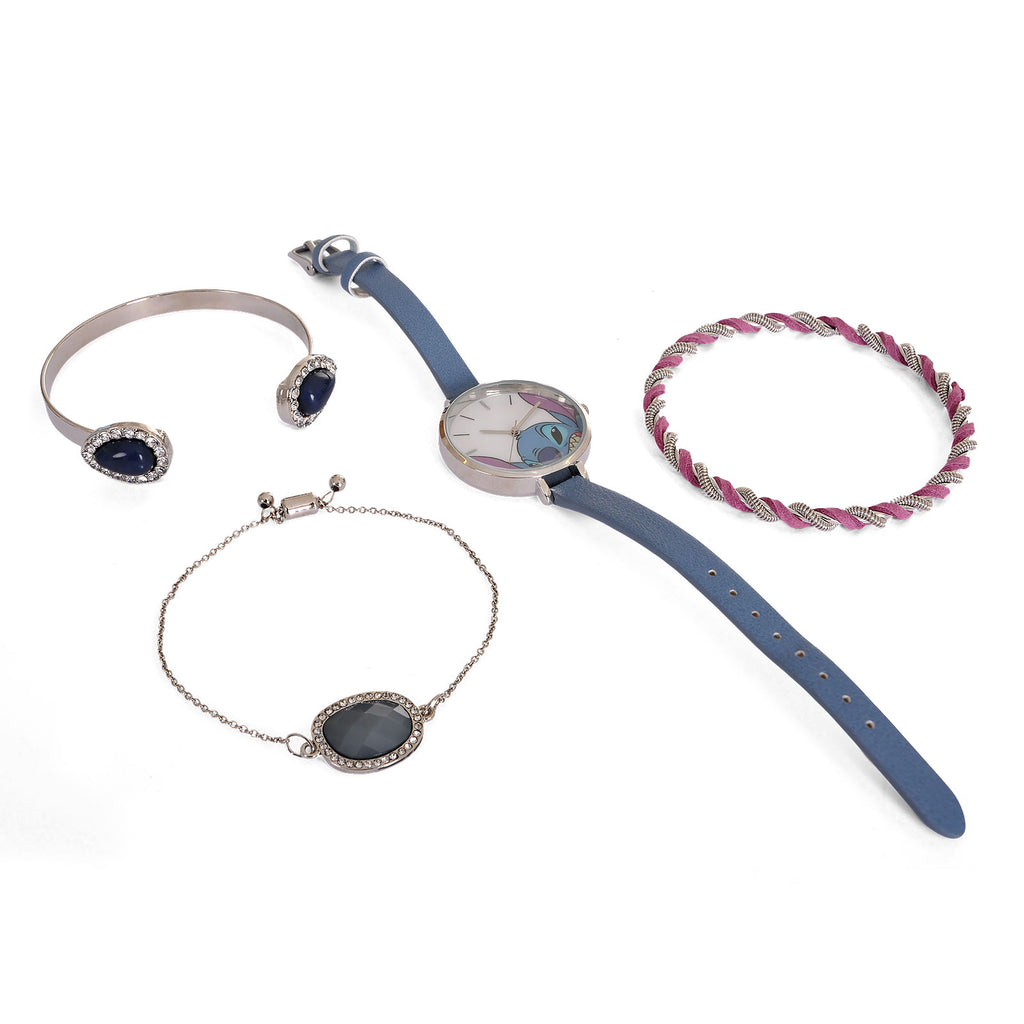 Imagen del producto Lilo & Stitch - Reloj de pulsera con juego de joyas