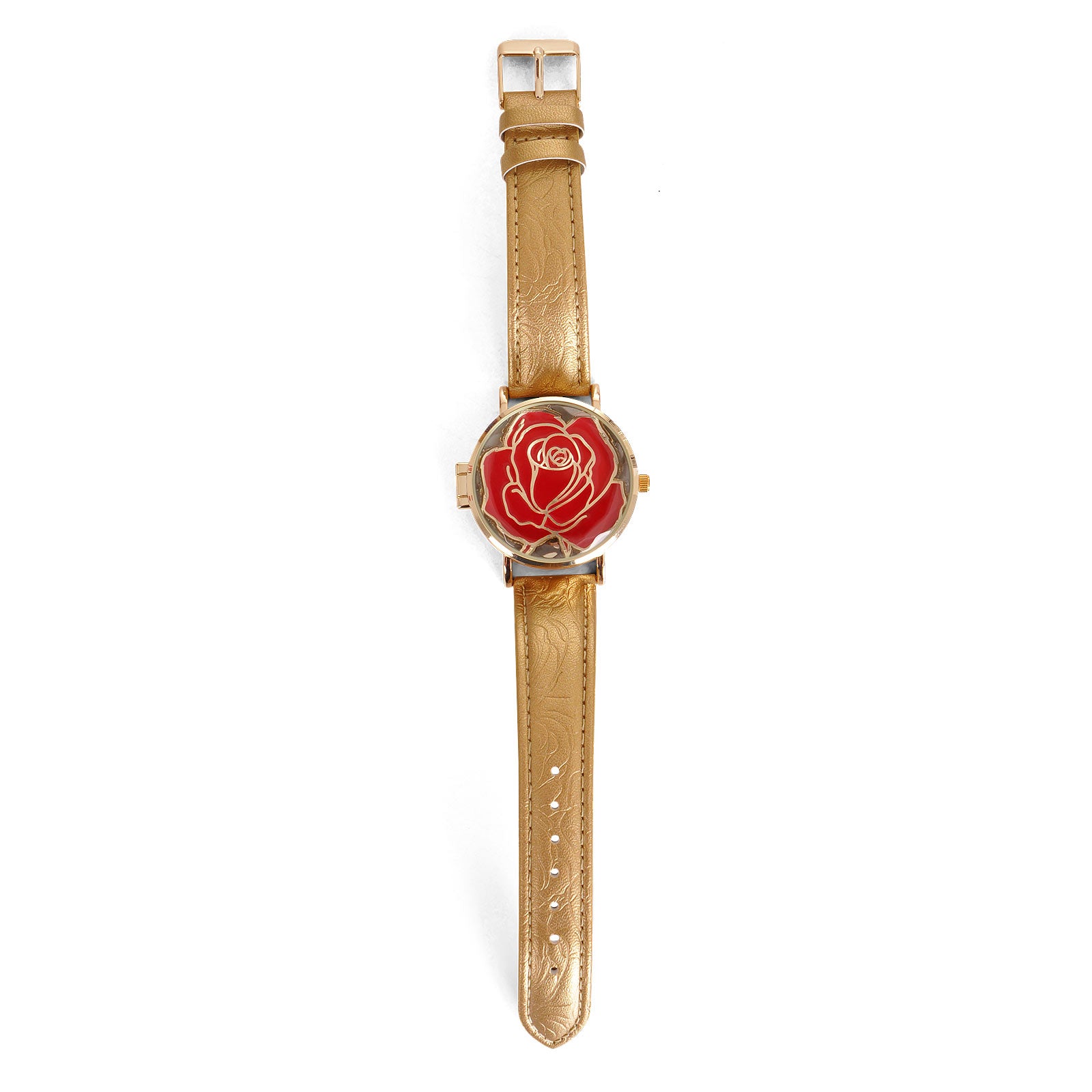 Imagen del producto La Bella y la Bestia - Reloj de Pulsera Rosa Encantada