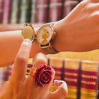 Imagen del producto La Bella y la Bestia - Reloj de Pulsera Rosa Encantada