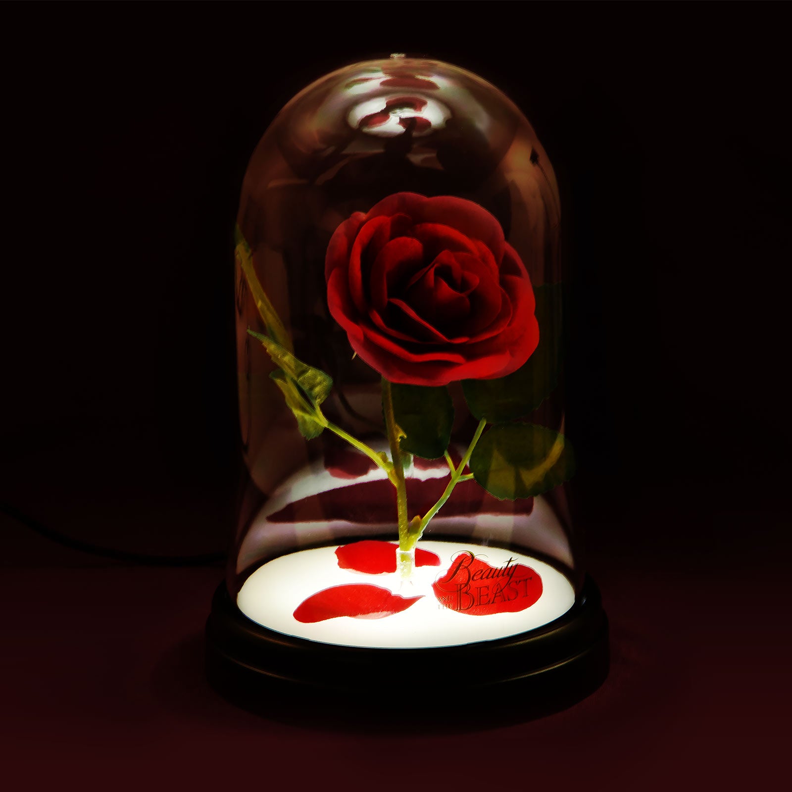Imagen del producto La Bella y la Bestia - Lámpara de mesa Rosa Encantada