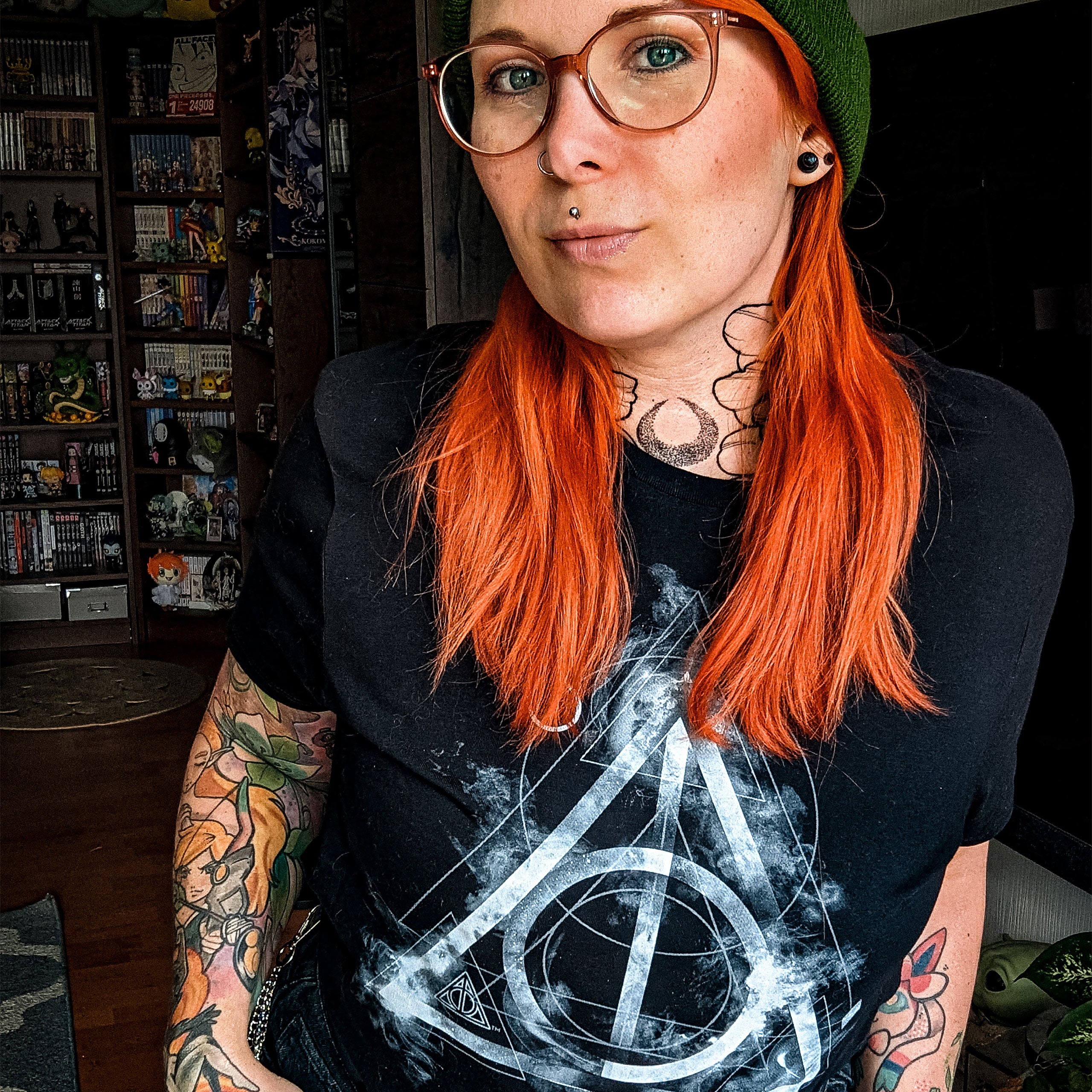 Imagen del producto Harry Potter - Camiseta Smoky Hallows negra