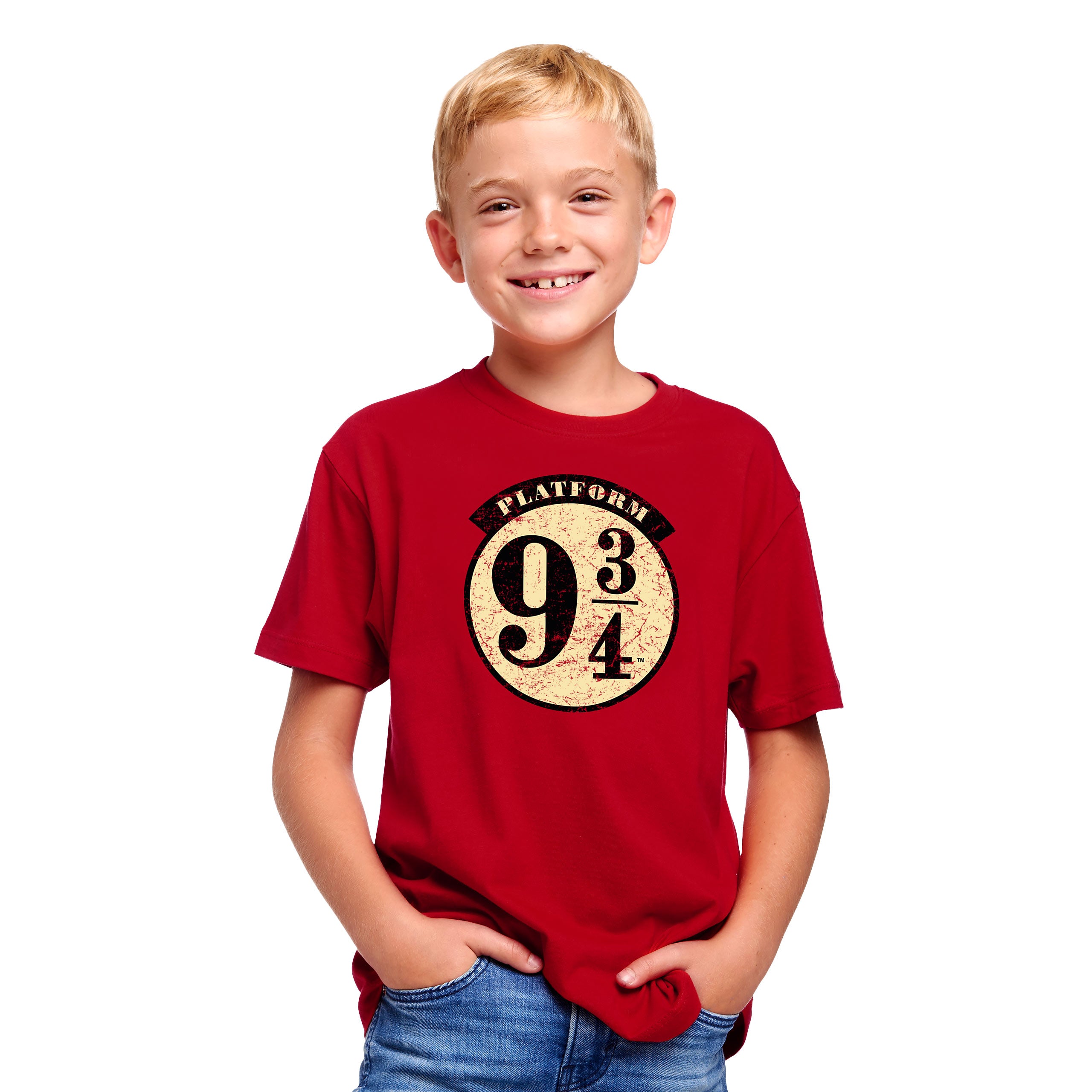 Imagen del producto Harry Potter - Camiseta para niños 9 3/4 roja