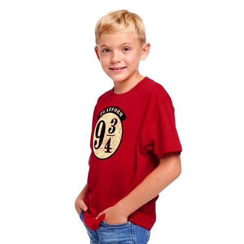 Imagen del producto Harry Potter - Camiseta para niños 9 3/4 roja
