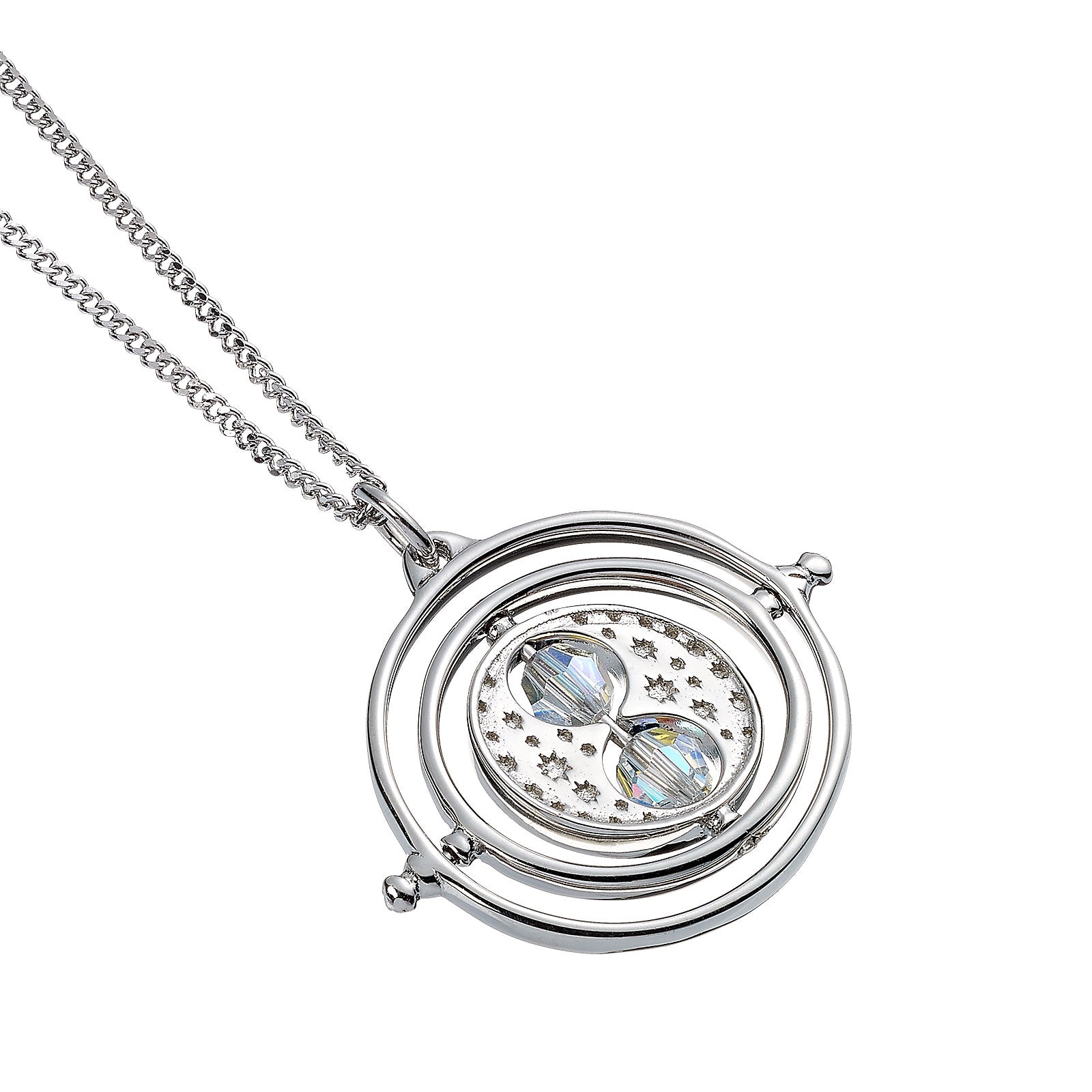 Imagen del producto Harry Potter - Collar giratiempo con cristales plata