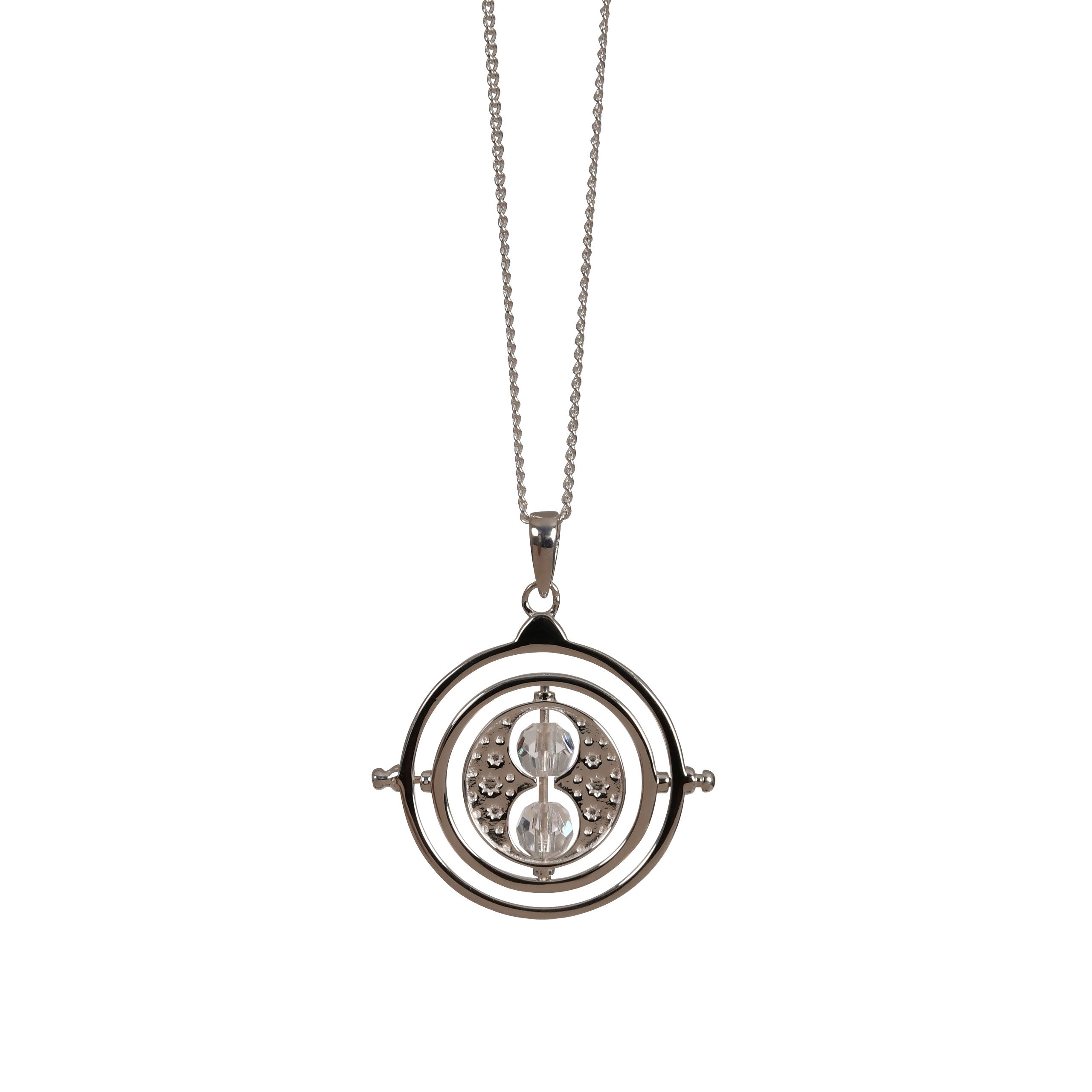 Imagen del producto Harry Potter - Collar giratiempo con cristales plata