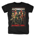 Imagen del producto Avengers - Camiseta negra con póster de Infinity Heroes