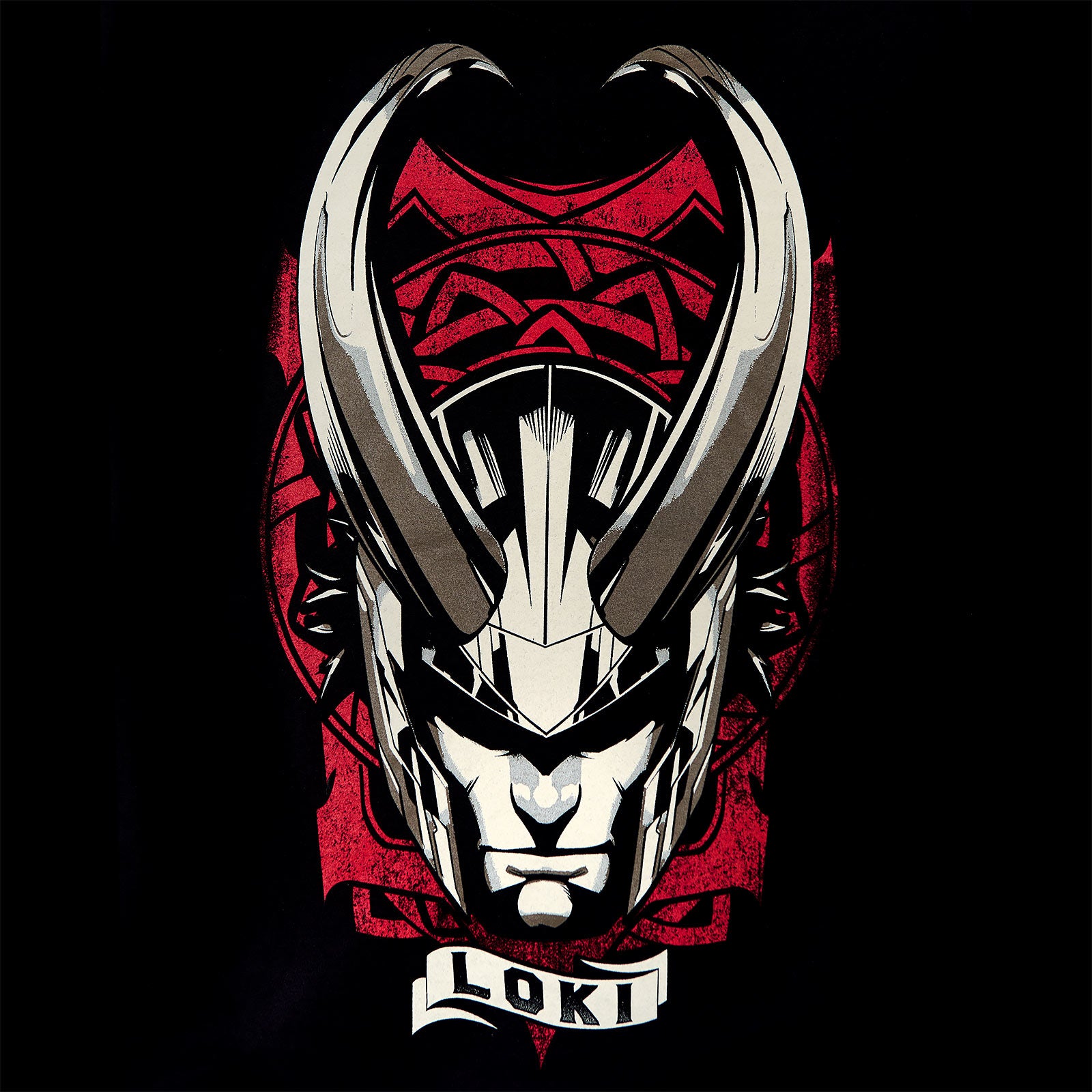 Imagen del producto Loki - Camiseta de casco con cuernos negra