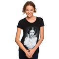Imagen del producto Star Wars - Camiseta de retrato de Leia para mujer negra