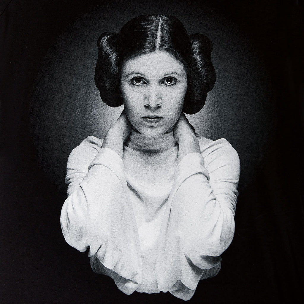 Imagen del producto Star Wars - Camiseta de retrato de Leia para mujer negra