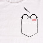 Imagen del producto Harry Potter - Camiseta de bolsillo para mujer con gafas blancas