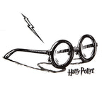 Imagen del producto Harry Potter - Camiseta sin mangas blanca con gafas