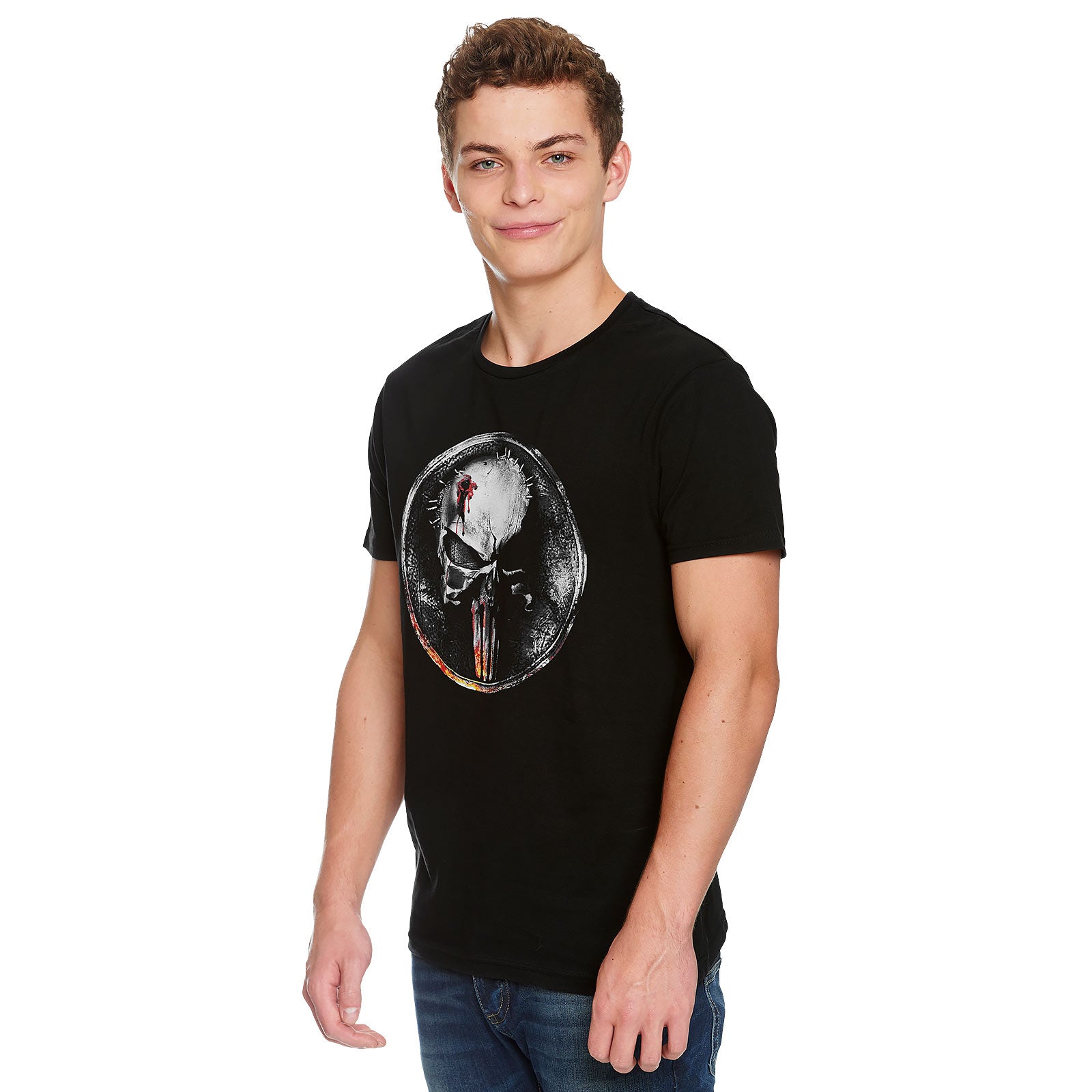 Imagen del producto Punisher - Camiseta negra con logo de sangre