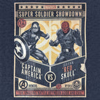 Imagen del producto Camiseta azul de Captain America - Super Soldier Showdown