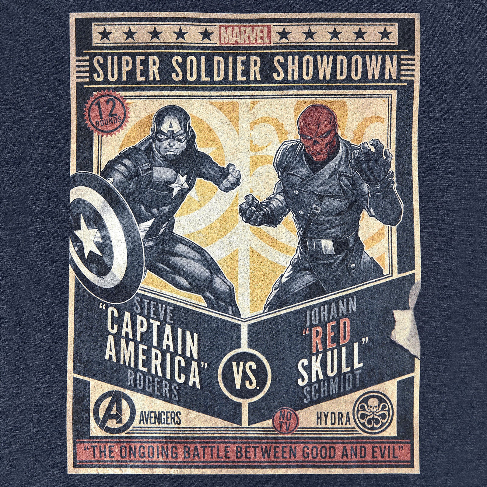 Imagen del producto Camiseta azul de Captain America - Super Soldier Showdown