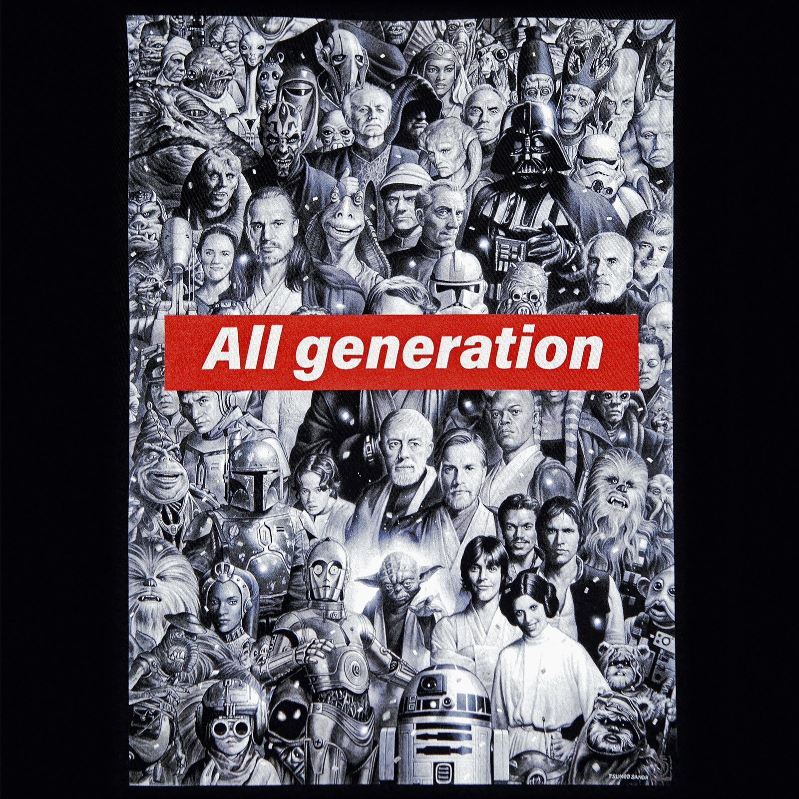 Imagen del producto Star Wars - Camiseta All Generation negra