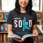 Imagen del producto Star Wars - Never Go Solo Camiseta gris