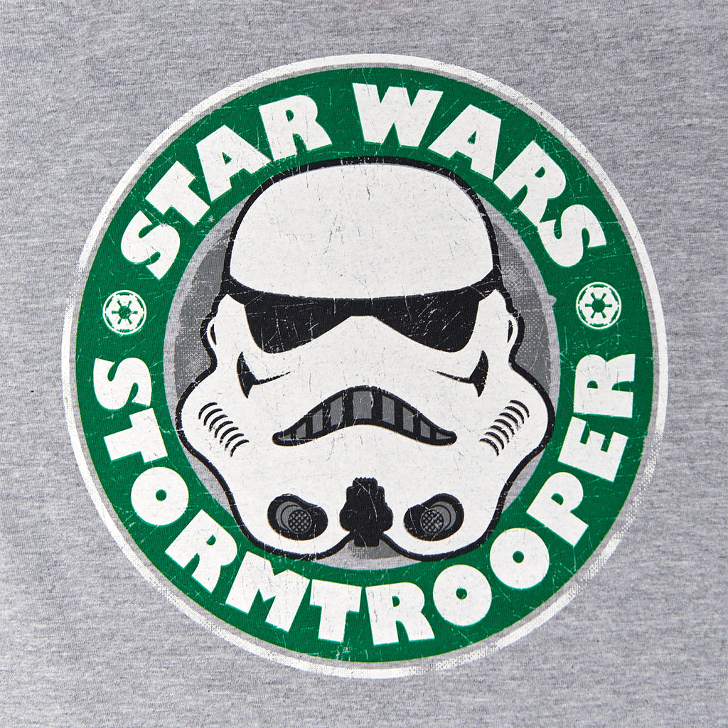 Imagen del producto Star Wars - Camiseta para niños con emblema de Stormtrooper gris
