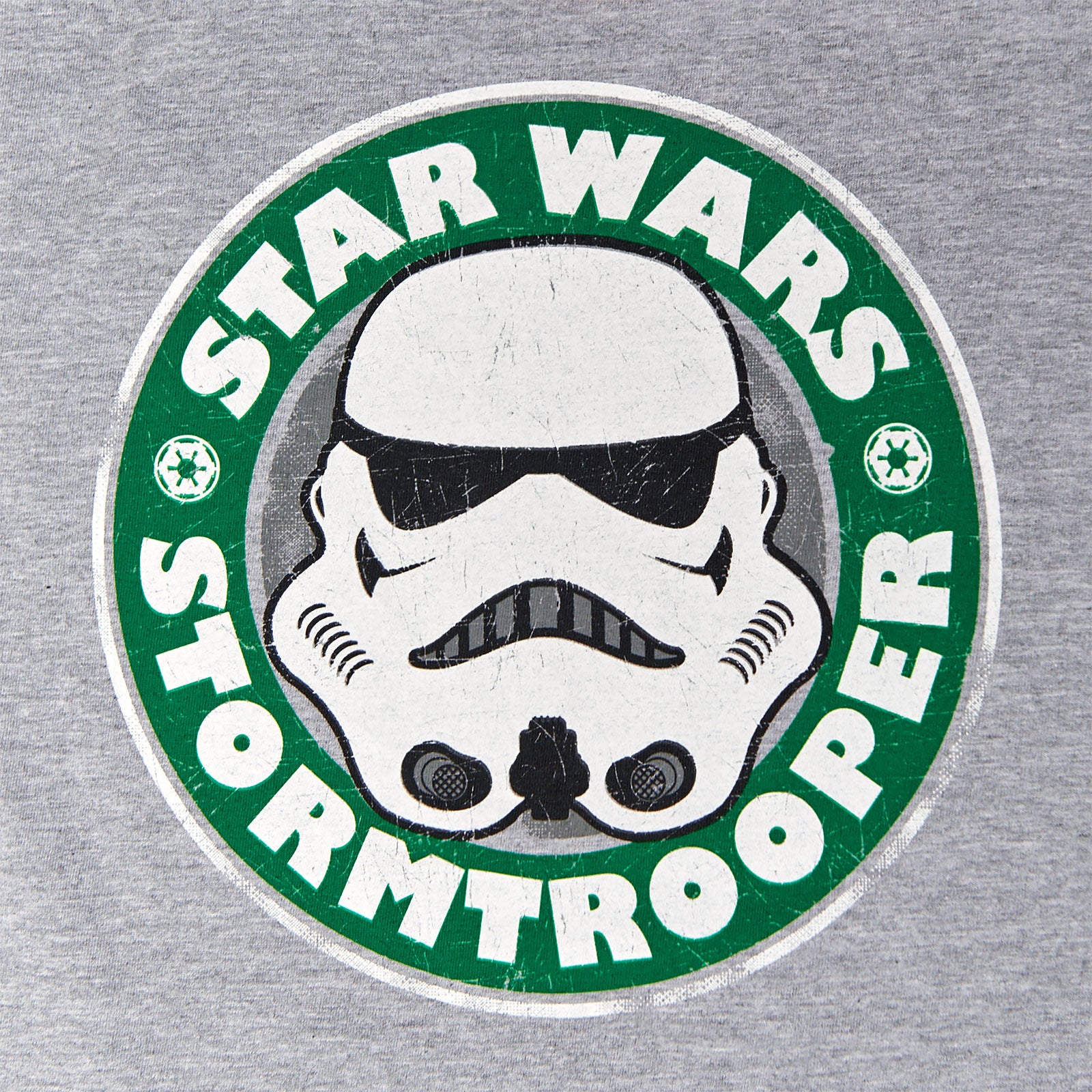 Imagen del producto Star Wars - Camiseta para niños con emblema de Stormtrooper gris