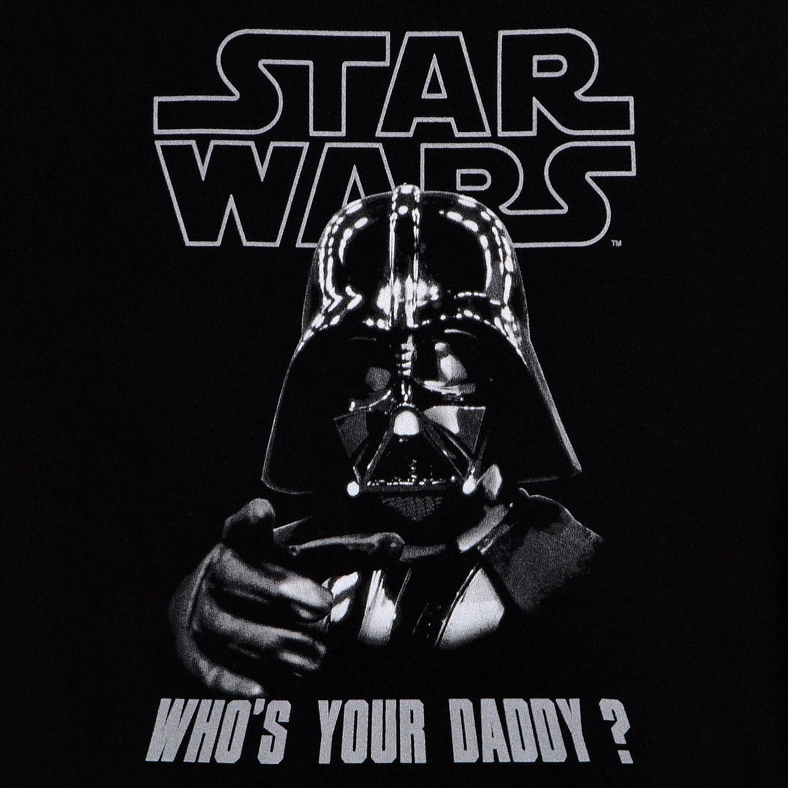Imagen del producto Star Wars - Darth Vader ¿Quién es tu papá? Camiseta para niños negra