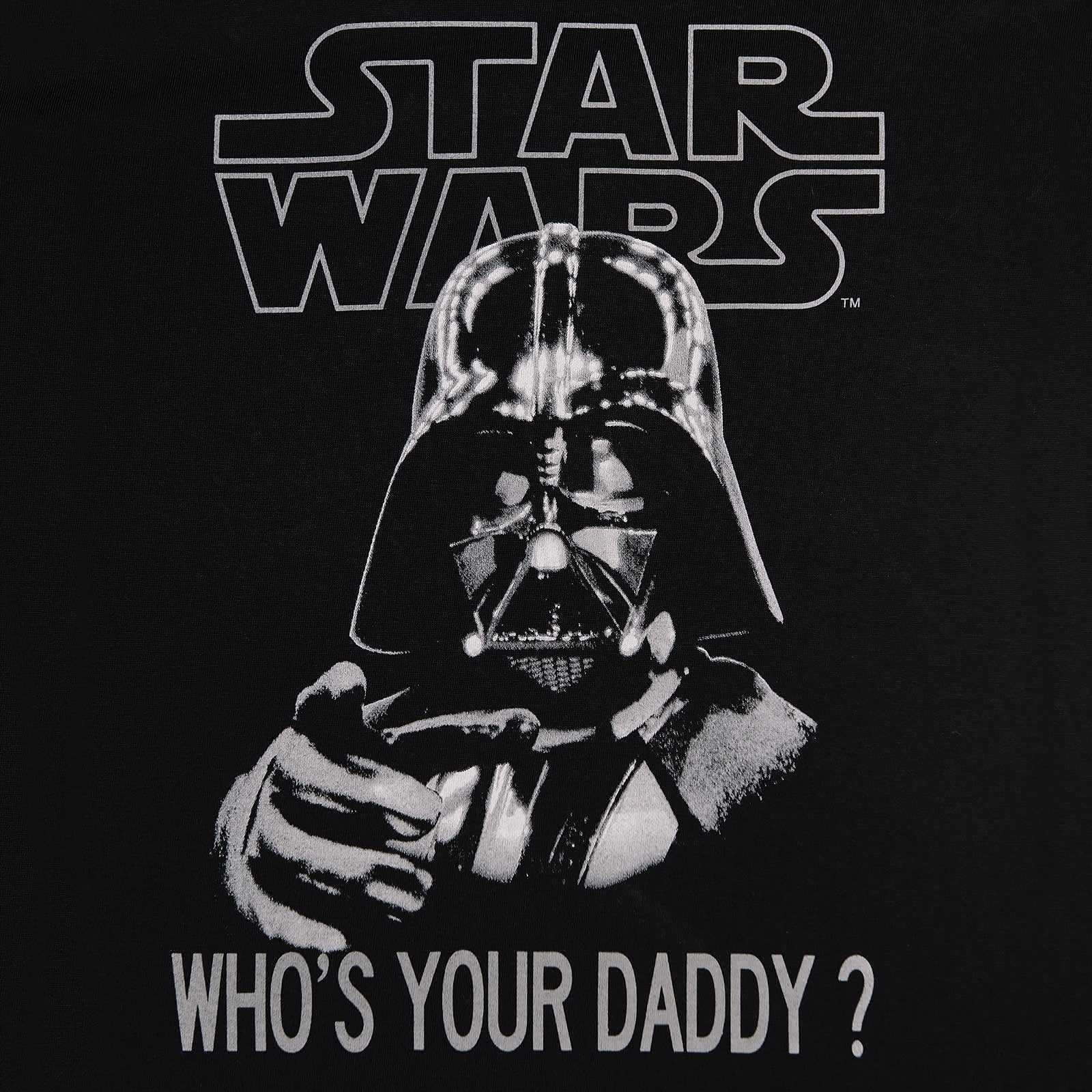 Imagen del producto Star Wars - Darth Vader ¿Quién es tu papá? Camiseta para niños negra