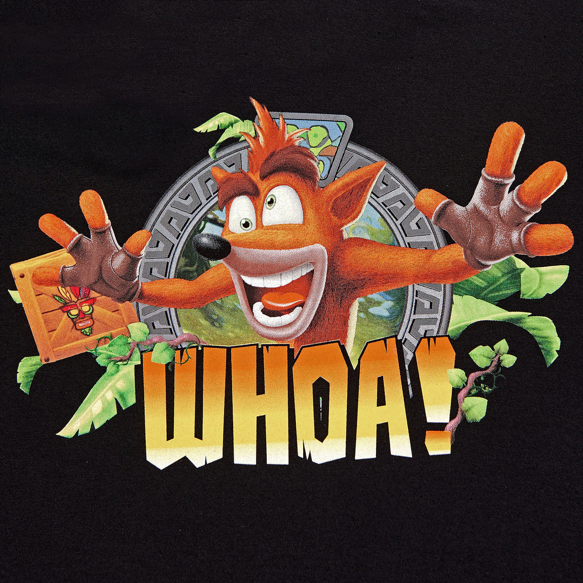 Imagen del producto Crash Bandicoot - Whoa Camiseta negra