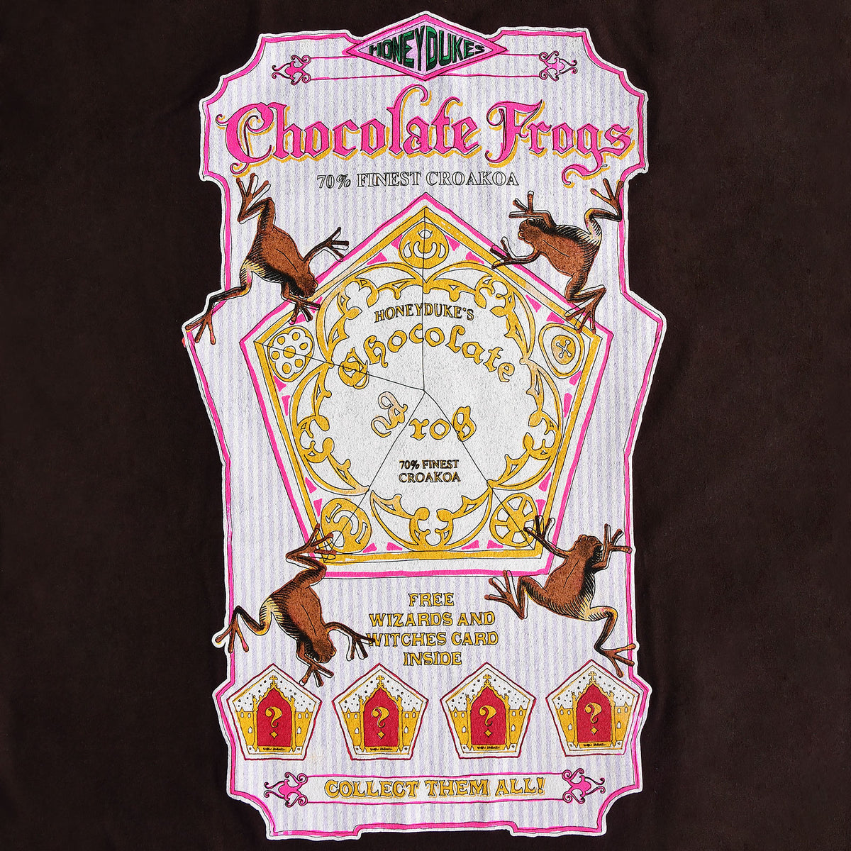 Imagen del producto Harry Potter - Camiseta de mujer Honeydukes Chocolate Frog marrón