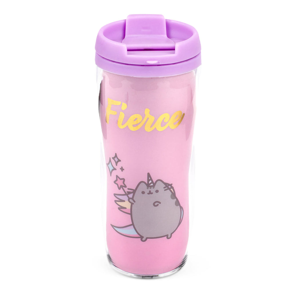 Imagen del producto Pusheen - Vaso Para Llevar Fierce rosa